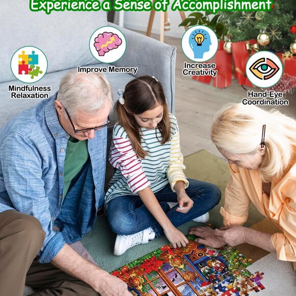 NEW Advent Calendar 2023 Christmas Scene Jigsaw Puzzles - Picture 6 of 10